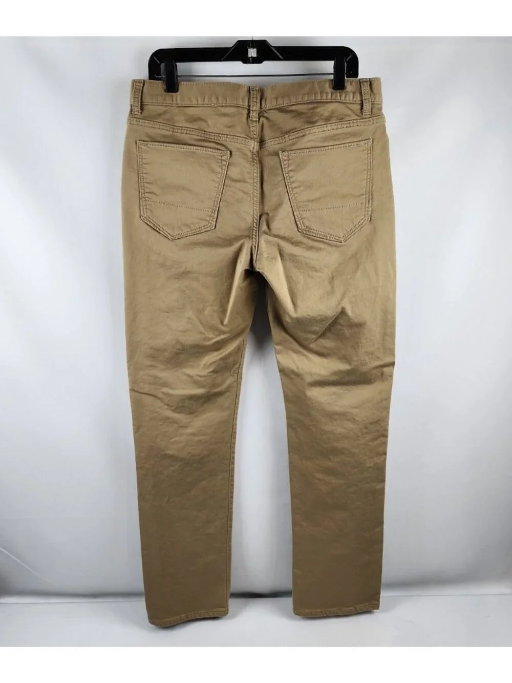 Banana Republic Pants Mens 33x33 The Traveler Workwear Khaki Slim Fit Tan